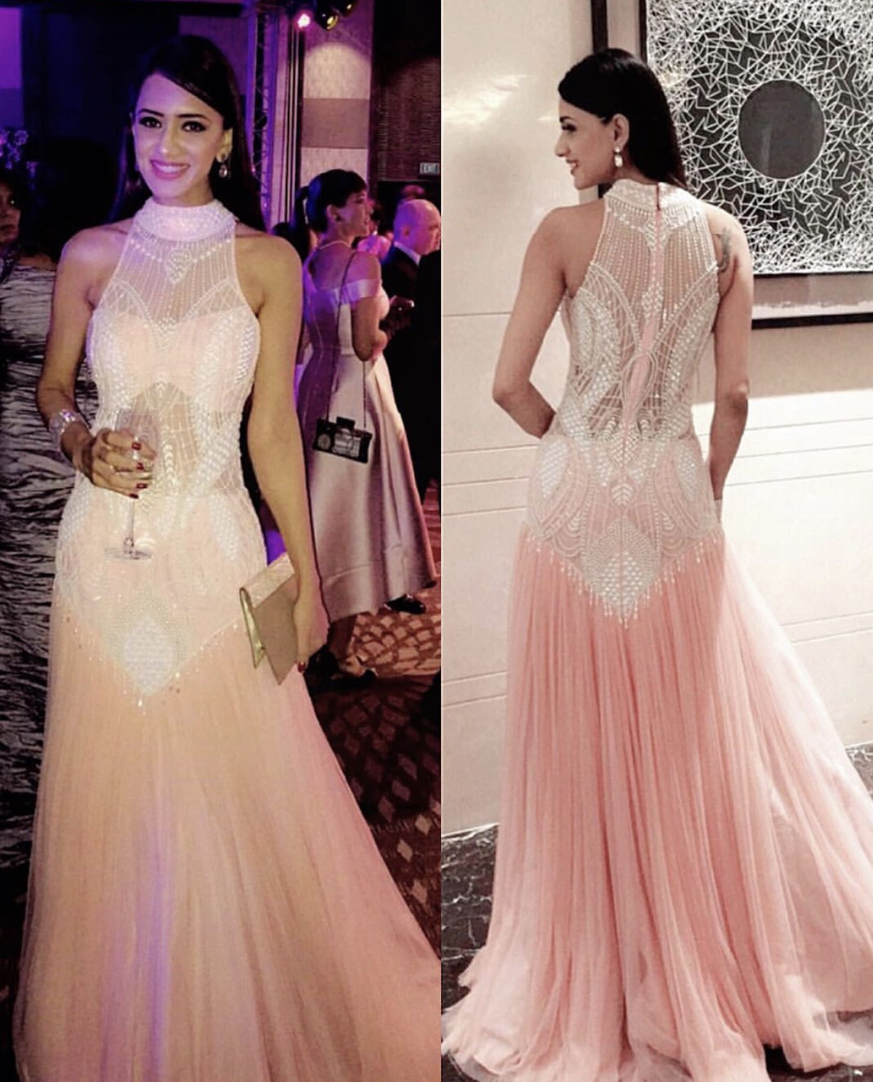 What Smriti Khanna wore to Mandana Karimi's reception - AD Singh