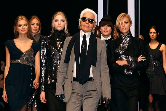 Karl Lagerfeld's best Chanel looks, as the designer passes away